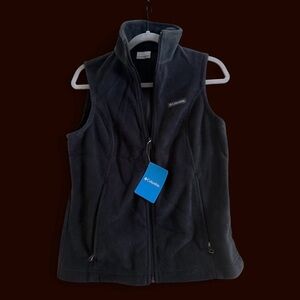Columbia Women's Charcoal Fleece Vest